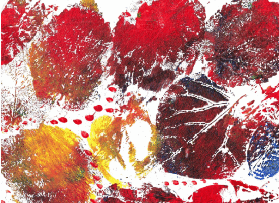 Artistic interpretation of a sunset.
